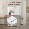 Haier Mailang series + Xiaohonghua series 152/180/210/242/290/335L single temperature vertical household freezer air-cooled electronic temperature control cryogenic quick freezing level 1 energy efficiency 242L Xiaohonghua series ice white | can be changed to double doors
