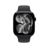 Apple/Apple Watch S11 Smart Watch GPS+ Cellular Model 46mm Bright Black Aluminum Metal Case Black Sports Strap S/M MFD94CH/B
