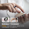 X ring smart ring heart rate sleep blood oxygen detection pedometer health sports black technology bluetooth waterproof ring deep jet black US number #6