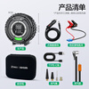 360 car emergency starting power supply, power bank, car battery 12v, charging and inflating all-in-one machine, strong starting ignition artifact, car air pump, tire pressure measurement, rescue air pump, 6000 mAh丨Free upgraded bold clip + storage bag