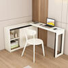 Gujia retractable desk Nordic dining table and sideboard integrated home small apartment space saving two white 80*35*75