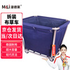 Mandelai linen cart room service cart hotel multi-functional cleaning trolley cleaning cart double-sided linen cart disassembled version