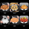 Man Gong high-end quality steamed cake mold stainless steel steaming plate thousand-layer cake mold plate household baking cake roll baking pan double-ear hammer point anti-stick 28cm
