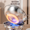 Alcohol stove, small hot pot, dry pot, household windproof special stove, solid alcohol pot, high-end open stove, flash silver alcohol stove + 26cm dry pot with lid, free 20 pieces of large solid wax 18cm