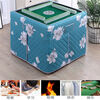 Bai Chao's new fully automatic mahjong machine table cover, fire table cover, warm mahjong table cloth, thickened square heating table cover, new style / fortune deer / cotton cover / mahjong machine cover universal / 95-95 high 75 / upgraded thickened version