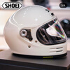 SHOEI Glamster retro full-face helmet Japanese original imported motorcycle helmet VESPA latte free running helmet WHITE (white) M