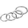 Tianzhuo Hardware 304 stainless steel new aperture round key ring thickened size circle practical iy car key chain accessories 304 aperture 1.2*15mm 20 pcs