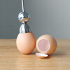Necooks measuring ball egg opener 304 stainless steel creative egg shell opener fancy egg cutter No. 3 double head diameter 2.6 and 3.4cm