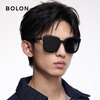 BOLON Tyrannosaurus glasses classic best-selling black super sunglasses men's square sunglasses women's polarized driving glasses BL3111 C10-grey/bright black polarized