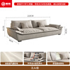 Zuoyue technology cloth sofa small apartment living room light luxury straight sofa simple small sofa cloud apartment sofa three-person