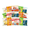 Shanghaojia casual snacks puffed food shrimp crackers and shrimp crackers small package 5-6g 42 packs (random flavor)