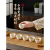 Magic Bean Shenghuo Disposable Kung Fu Tea Cup Small Rice Husk Tea Cup Small Tea Cup Tea Bowl Paper Cup Water Cup Rice Husk Kung Fu Tea Cup 8 bags 400 pieces