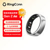 RingConn New Product Launch Gen 2 Air Smart Ring Sports Ring Sleep Monitoring Heart Rate Pressure Blood Oxygen Women’s Menstrual Period Prediction 10 Days Long Battery Life Space Silver No. 7 (17.4mm)