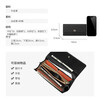 Scarecrow 2025 New Women's Wallet Fashionable and Exquisite Cowhide Small Fragrant Style Wallet Medium Long Clutch Black