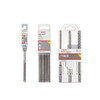 Bosch (BOSCH) electric hammer drill bit four pits 5 series round handle two pits two slots concrete masonry drill bit set of 14