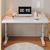 Jingcai computer table lifting table desk study table student writing table bedroom bedside table JDZ13 white 120cm