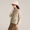 Flying in the Snow 2025 Classic New Style Basic Comfortable Thin Down Convenient Short Warm Down Vest Portable and Comfortable