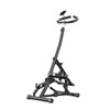 He Jiagong adjustable resistance stair climbing machine indoor home mountain climbing sports fitness equipment silent climbing weight loss in-situ running step black foldable + height adjustable + step length adjustable with electronic watch mobile phone holder