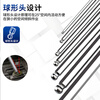 TOPFORZA inner hexagonal wrench tool set ball head inner hexagonal L-shaped hexagonal screwdriver extended hexagonal key hexagonal wrench HW-1302 7 sets 1.5-6mm
