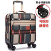 Ye Yulun luggage women's large-capacity business trolley case men's check-in suitcase checkered suitcase password box checkered 16-inch horizontal style (square check-in suitcase) case cover