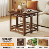 Xiqi Fire Table Home Foldable Dining Table Heating Table Winter Fire Stove Table Integrated Square Fire Rack Coffee Table Standard Model Walnut Color 70cm Special Price No Gifts SF Delivery Extra Thick Full Bamboo + Foldable Design