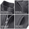 JEEP SPIRIT Jeep fleece jacket for men in winter double-sided thickened Austrian velvet thermal locking fleece liner versatile stand-up collar jacket