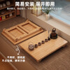 Solid wood small table bay window foldable table kang table household tatami coffee table bed table eating low table computer table pine model folding bay window table log color 60*40