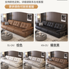 Sanskrit 2025 new style Yunduo leather sofa living room size apartment straight row modern light luxury leather art first layer cowhide sofa