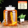 Palmerton household special thickened wine bottle with faucet 10kg 40kg large capacity wine jar sealed jar glass wine bottle 15kg naked bottle