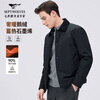 Septwolves Level 4 Waterproof Corduroy Down Jacket Men's Lapel Small Jacquard Goose Down Jacket Black 3XL