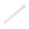 HAGCZATNG customized stainless steel chopsticks 316L with engraved name and logo, special 304 for school and home, non-slip, one person and one chopstick, stainless steel color, one pair, 304 stainless steel, adult size