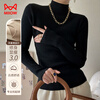 Catman sweater women's long-sleeved half turtleneck bottoming shirt with autumn and winter sweater 2025 new high-end mid-collar top
