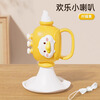 ZOZX trumpet children's 0-3 years old toy baby blowing music trumpet harmonica blowing whistle can be blown cute duck trumpet lemon yellow comes with a hanging neck rope