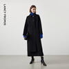 Langzi wool lapel double-sided woolen coat mid-length woolen coat