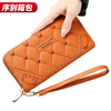 Ye Yu 25 New Hand Wallet Women's Long Zipper Multifunctional Versatile Wallet Large Capacity Mobile Phone Wallet Women's Wallet 001 Brown