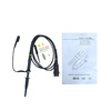 Qiao Bo Lai 20-300MHZ mega oscilloscope test pen probe P10 times oscilloscope high voltage probe oscilloscope probe P6060 (60M/1 10)