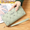 SK SUNNY KINTE Buy Two Song One Wallet Women's Long Zipper Mobile Phone Bag Korean Style Fashion Wallet Large Capacity Coin Purse Handheld Light Blue
