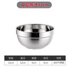 Real 304 thickened stainless steel platinum bowl double-layer insulated rice bowl 304 platinum bowl 14cm ten value packs