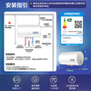 Haier water heater electric water heater 50 liters. Consult customer service to enjoy subsidies. Household water storage type 2200W fast heating KZ3 first-class energy efficiency small apartment rental preferred electric wall 2.0 60L 2200W large water volume fast heating KZ3