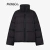 MO&Co. 90 White Goose Down High Collar Short Light Warm Puff Down Jacket MBD4EIN034 New Year Red Black It is recommended to confirm the size with customer service M /165 It is recommended to confirm the size with customer service
