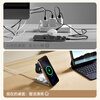 MOMAX Qi2+MFW Apple certified true 15W three-in-one wireless charger foldable supports MagSafe magnetic charging stand iPhone17appleiwatch watch earphones