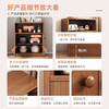 Tea cabinet, sofa side cabinet, side table, small apartment corner cabinet, living room sideboard, small coffee table, storage cabinet, storage cabinet, 60*30*80cm, North American black walnut color