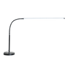High-brightness work desk lamp long clip lamp LED learning special eye protection clip-on lamp high wattage smart clip lamp desk lamp black 70cm_button on_off_white light