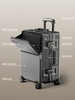 Horizon 8 (LEVEL8) front-opening lid aluminum alloy suitcase for men 2025 new boarding trolley case 20-inch suitcase 24 men and women 26 gun color - hot-selling colors account for 60% - German Bayer PC - free case cover 20-inch six major functions - front-opening lid - cup holder - stand - charging - brake -