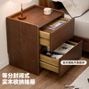 Jiayi solid wood bedside table bedroom bedside table high-end simple small apartment storage cabinet storage rack 2025 new style