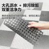 Andatong bathroom non-slip mat for elderly and children bathing anti-fall splicing floor mat shower mat gray white 30*30cm 4 pieces