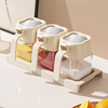 Deming seasoning jar set seasoning box seasoning bottle salt shaker storage box jar combination kitchen household seasoning jar box