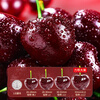 Mengwanyi imported cherries from Chile JD/SF Express next-day delivery in multiple places, 5kg Santina fruit large cherries 3kg (net weight) boutique gift box, extra large fruit 2J, single fruit 28-30mm