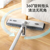 Sorbonne flat mop 42cm 4 cloth household one-mop hand-free chenille mop mopping artifact with bucket set