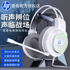 HP E-Sports Headset Wired Laptop Desktop Stereo Microphone Microphone Game Computer Headset Headset 8008 USB+Dual 3.5 Desktop Computer